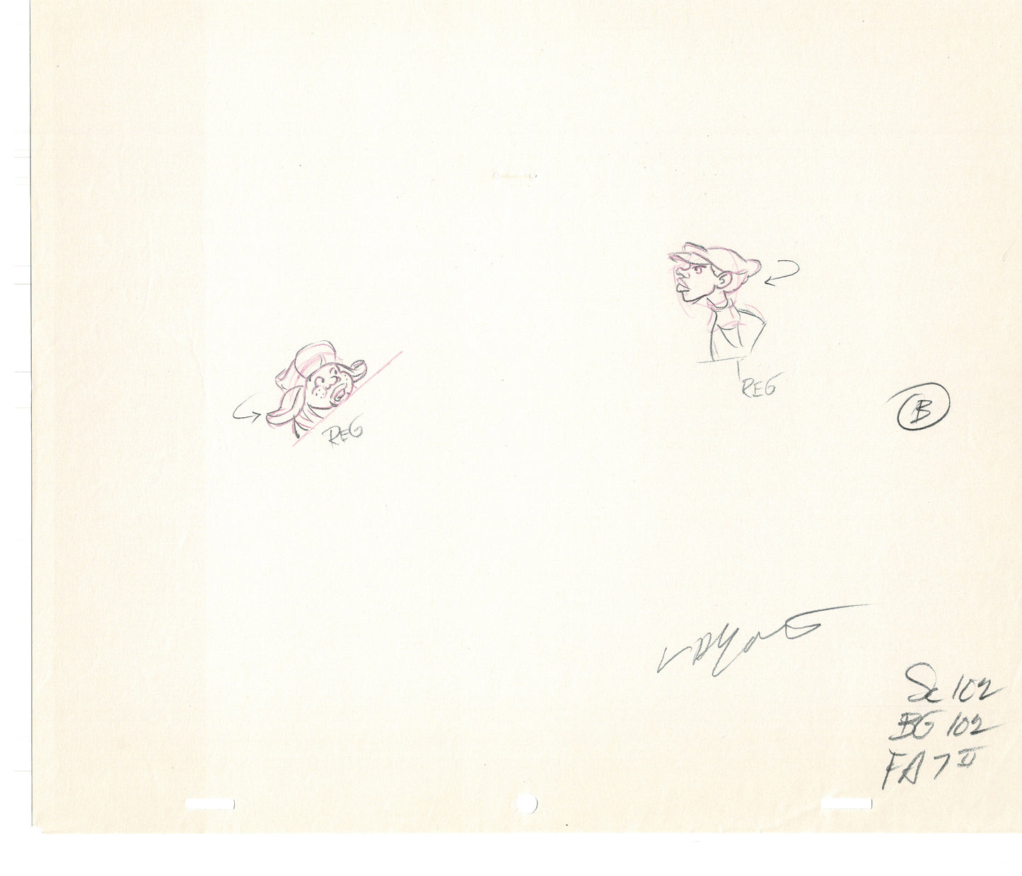 FAT ALBERT & the Gang Production Animation Cel Drawing Filmation 1972-75 dr29