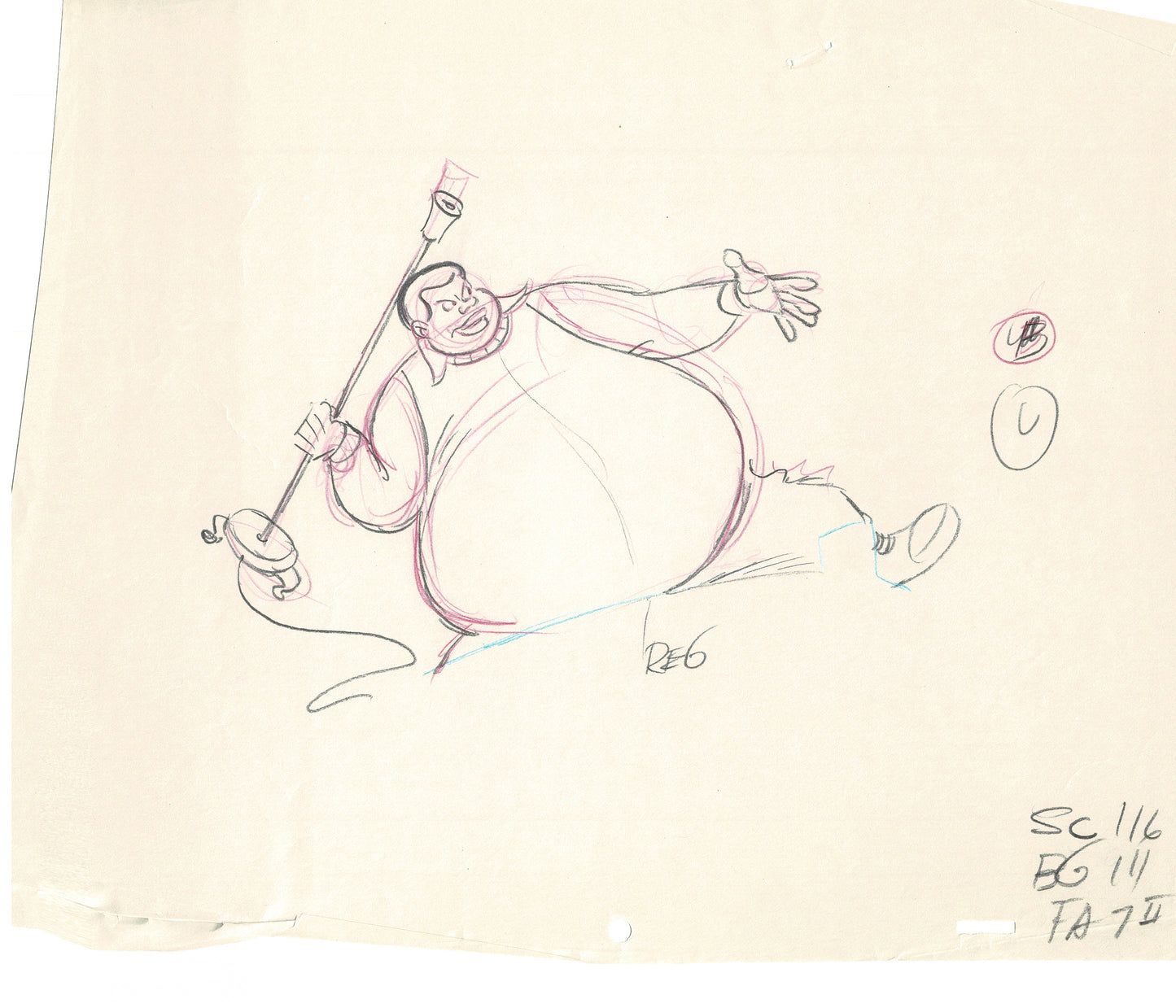 FAT ALBERT & the Gang Production Animation Cel Drawing Filmation 1972-75 dr40