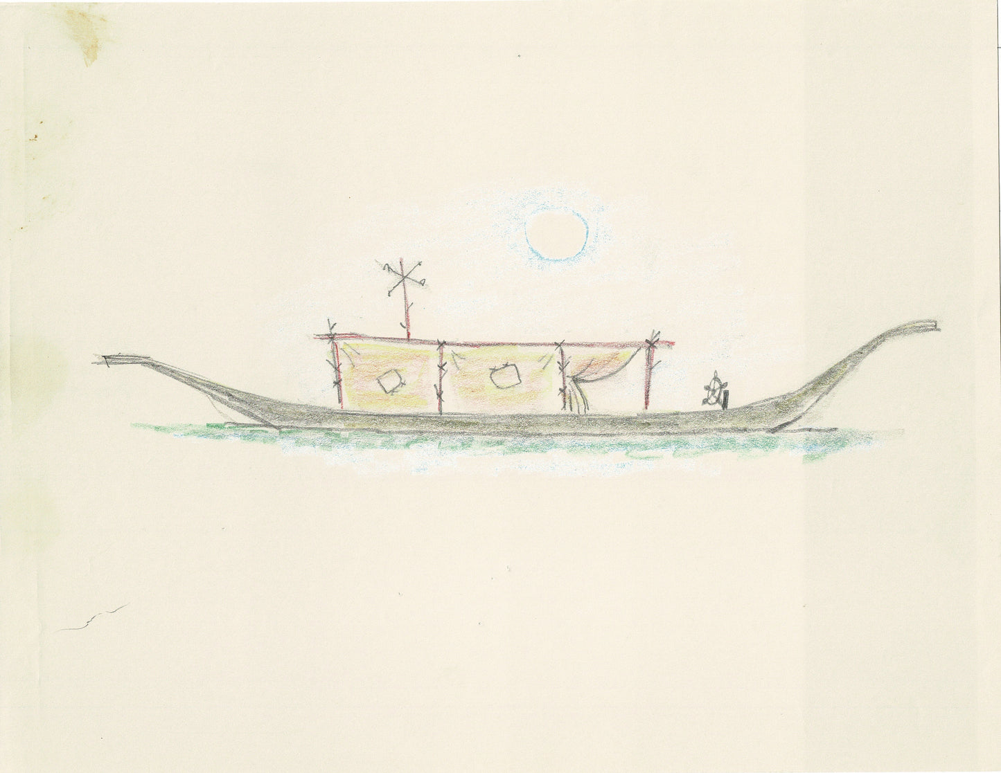Flintstones A Man Called Flintstone 1966 Hanna-Barbera Layout Drawing by Layout Artist Bickenbach 7