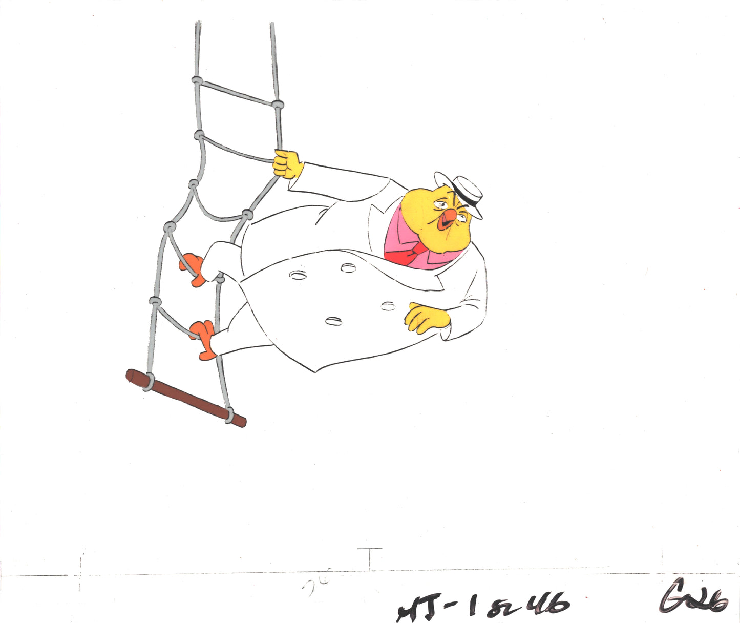 Heckle and Jeckle Production Animation Cel and Drawing Filmation 1979 D-g26