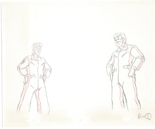 The Real Ghostbusters DIC Production Animation Cel Drawing 1986-1991 C-037