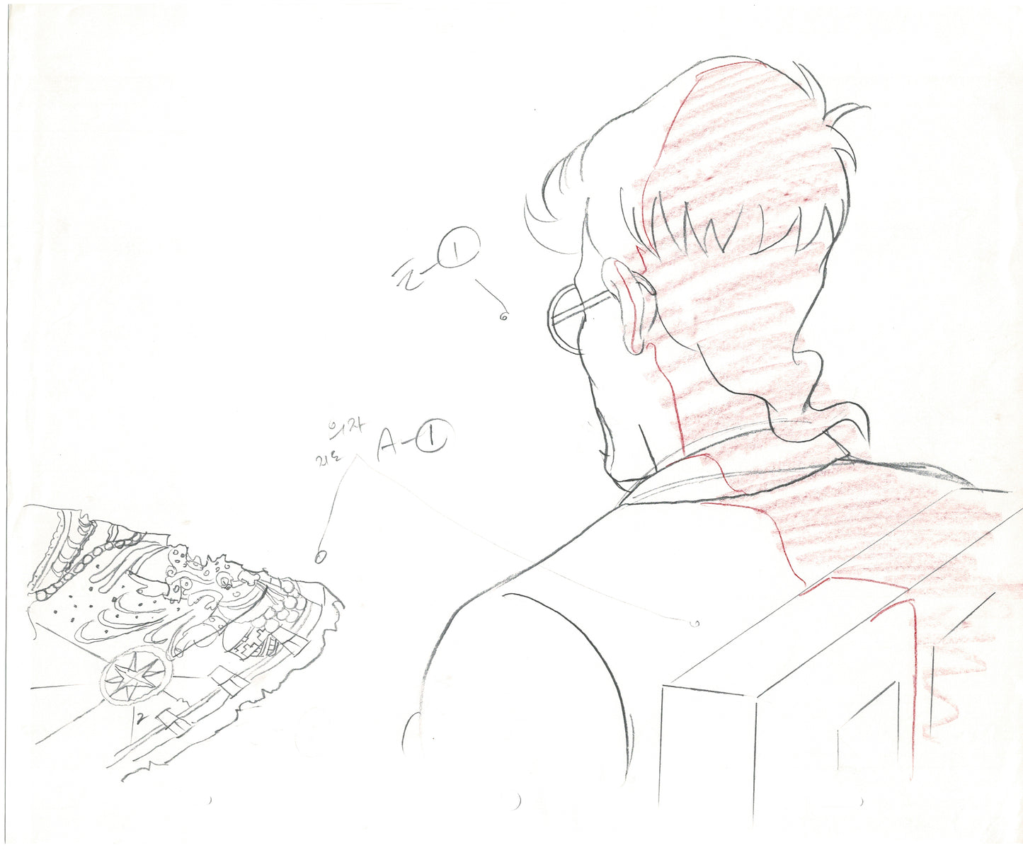 The Real Ghostbusters DIC Production Animation Cel Drawing 1986-1991 C-040