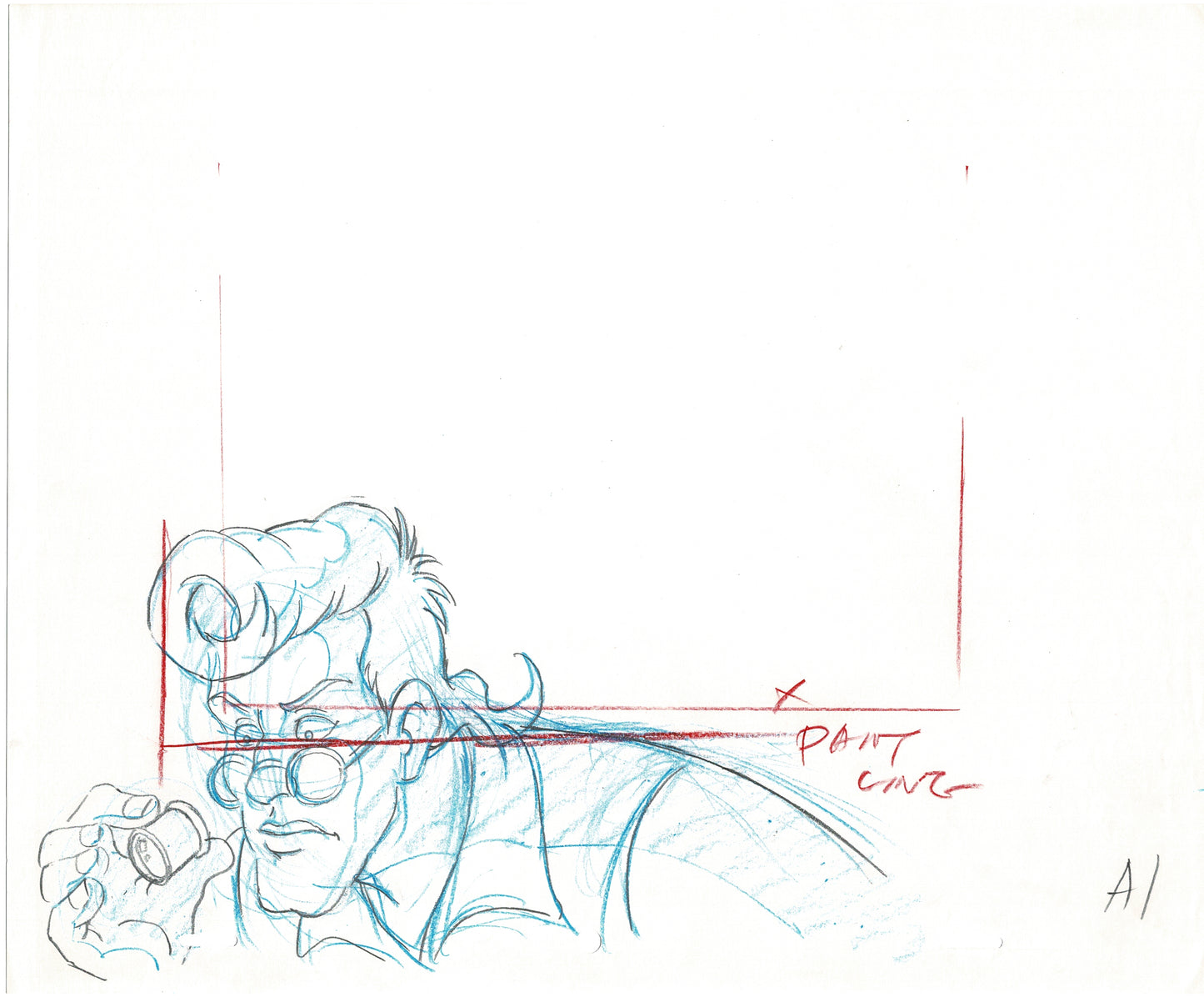 The Real Ghostbusters DIC Production Animation Cel Drawing 1986-1991 C-041