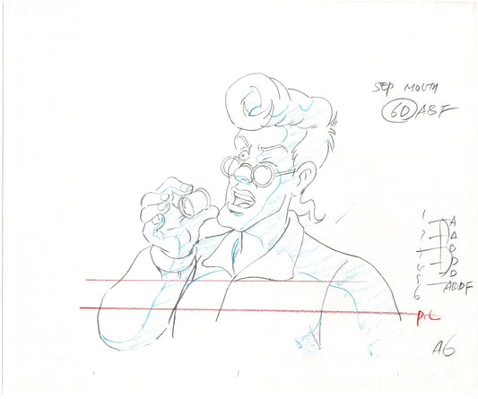 The Real Ghostbusters DIC Production Animation Cel Drawing 1986-1991 C-042