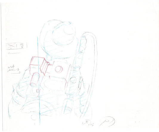 The Real Ghostbusters DIC Production Animation Cel Drawing 1986-1991 C-045