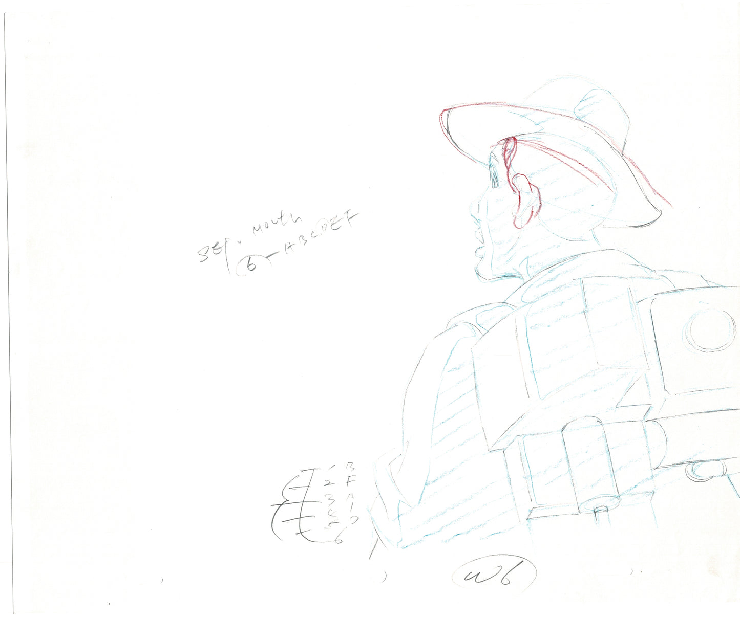The Real Ghostbusters DIC Production Animation Cel Drawing 1986-1991 C-046