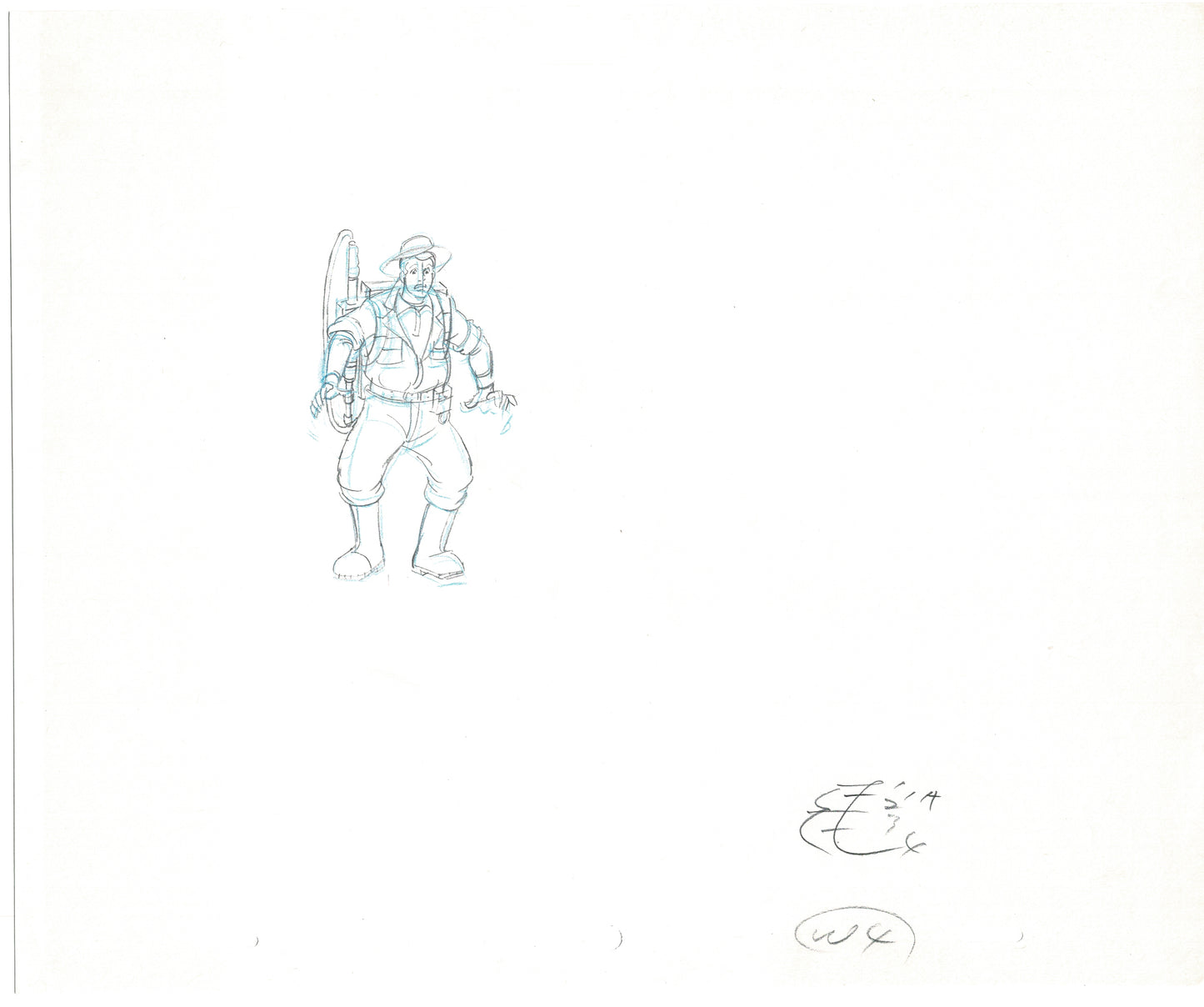 The Real Ghostbusters DIC Production Animation Cel Drawing 1986-1991 C-048