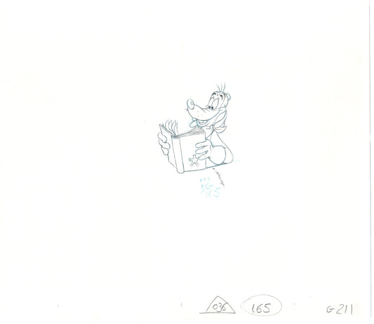 GOOF TROOP Walt Disney Original Production Animation Cartoon Drawing 1992 B-083