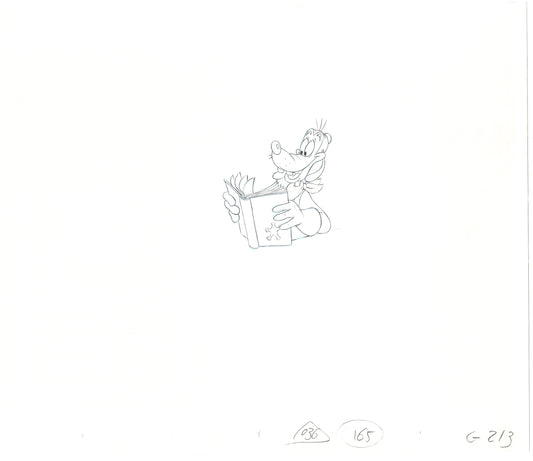 GOOF TROOP Walt Disney Original Production Animation Cartoon Drawing 1992 B-084