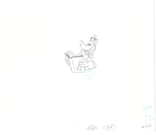 GOOF TROOP Walt Disney Original Production Animation Cartoon Drawing 1992 B-085