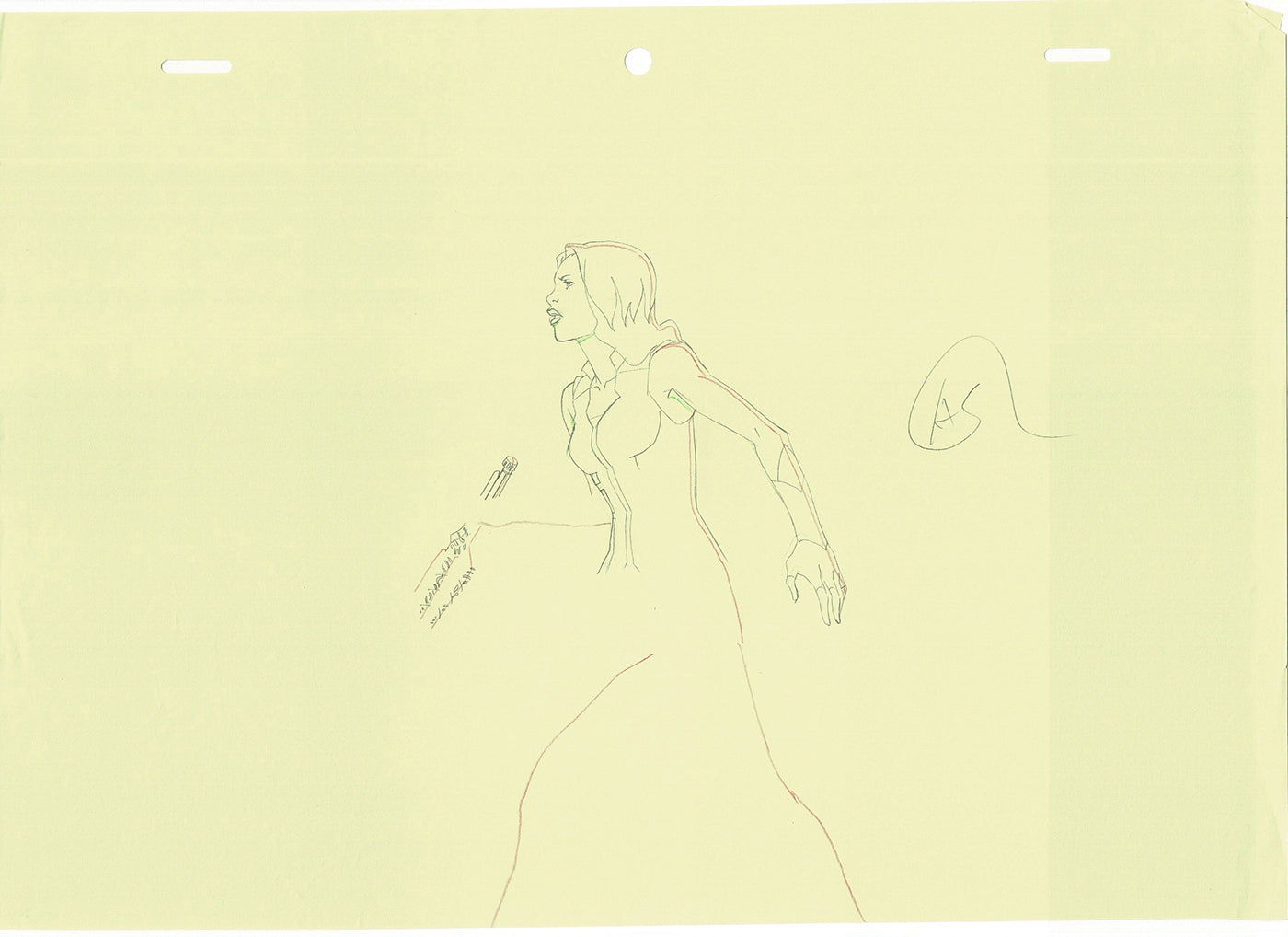 Guardians of the Galaxy Production Animation Cel Drawing Marvel 2015-2019 A06