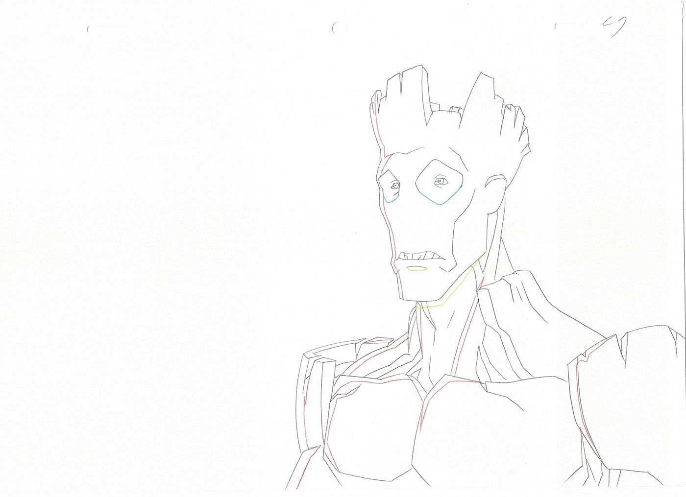Guardians of the Galaxy Production Animation Cel Drawing Marvel 2015-2019 A14