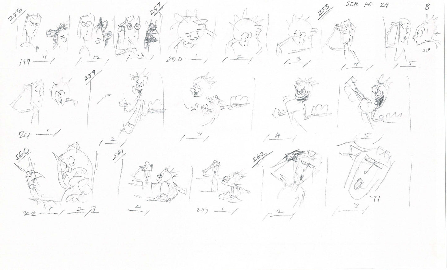 Hercules Walt Disney Production Animation Drawing Used to Make an Episode Wendell Washer A68