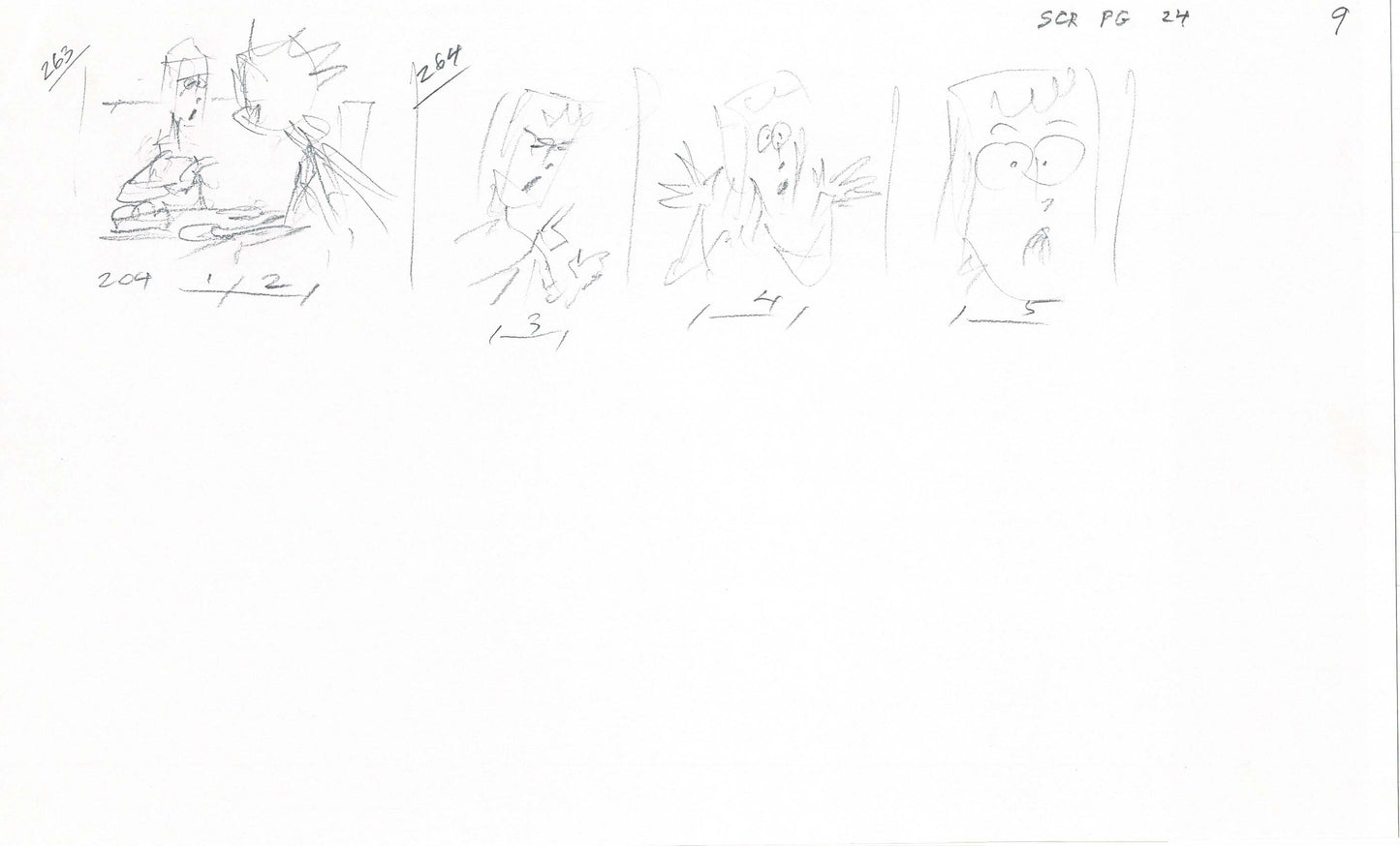 Hercules Walt Disney Production Animation Drawing Used to Make an Episode Wendell Washer A69