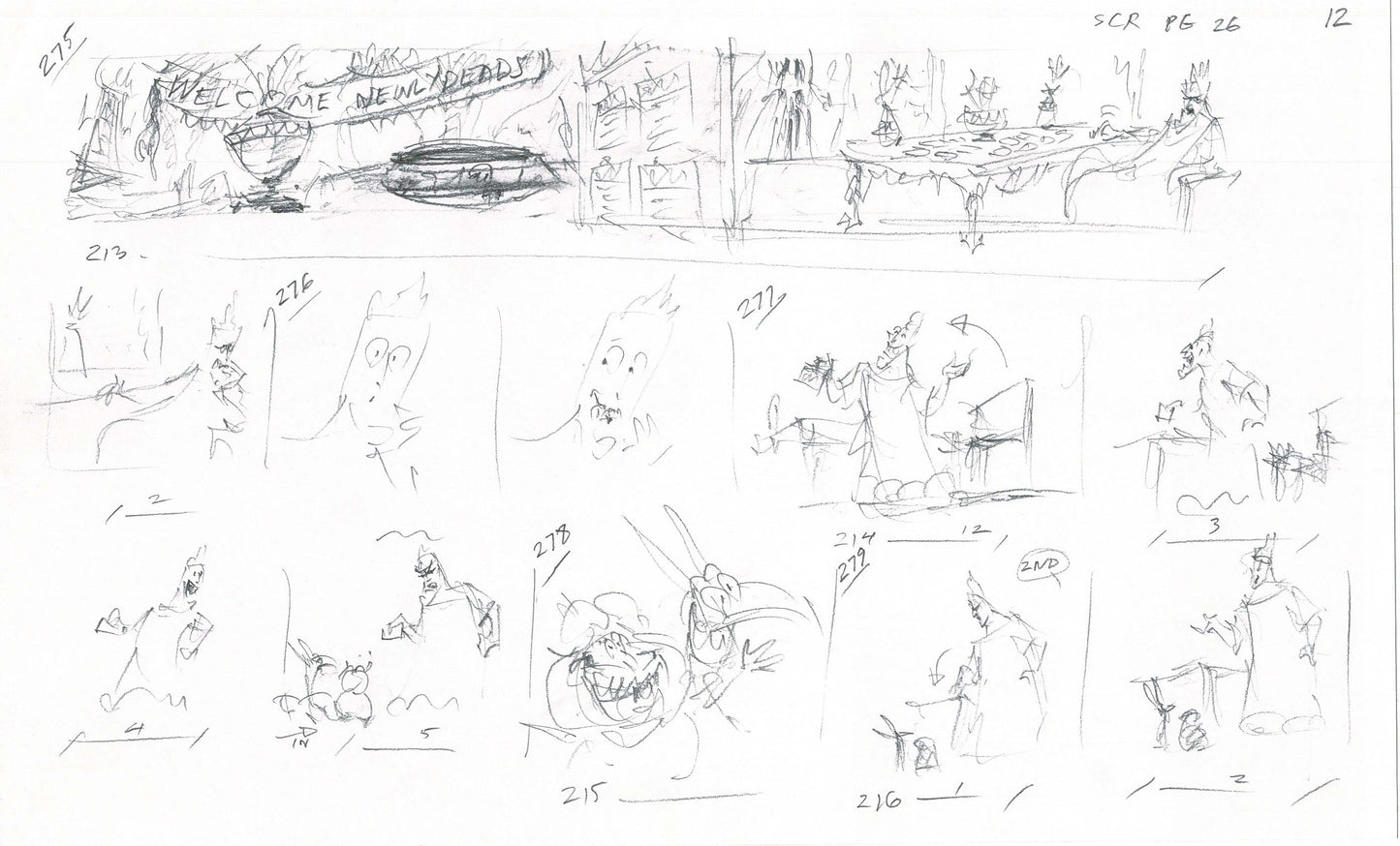 Hercules Walt Disney Production Animation Drawing Used to Make an Episode Wendell Washer A72