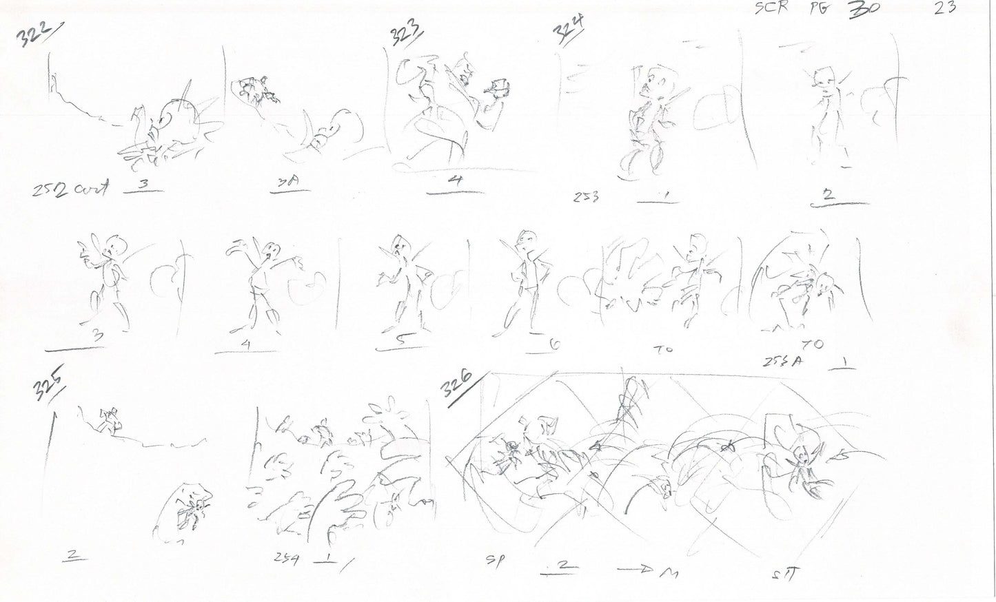 Hercules Walt Disney Production Animation Drawing Used to Make an Episode Wendell Washer A82