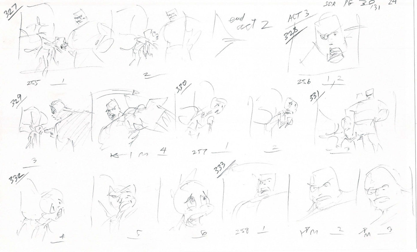 Hercules Walt Disney Production Animation Drawing Used to Make an Episode Wendell Washer A83