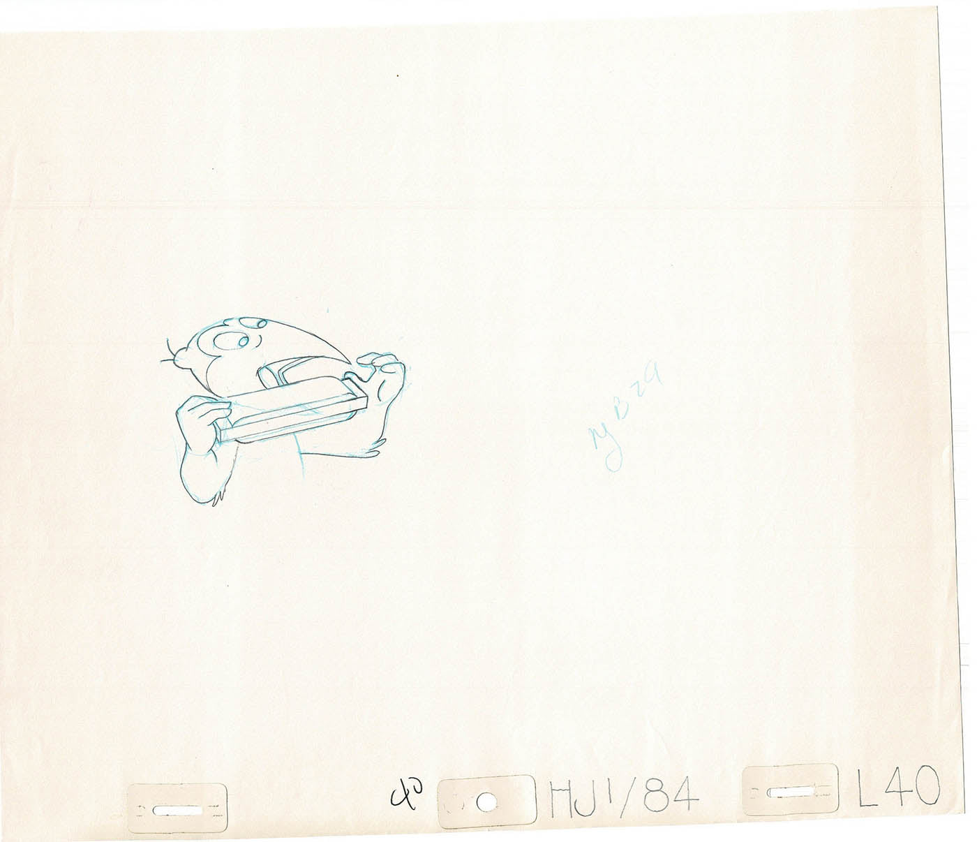 Heckle and Jeckle Lot of 2 Production Animation Cel Drawings Filmation 1979-80 F-05