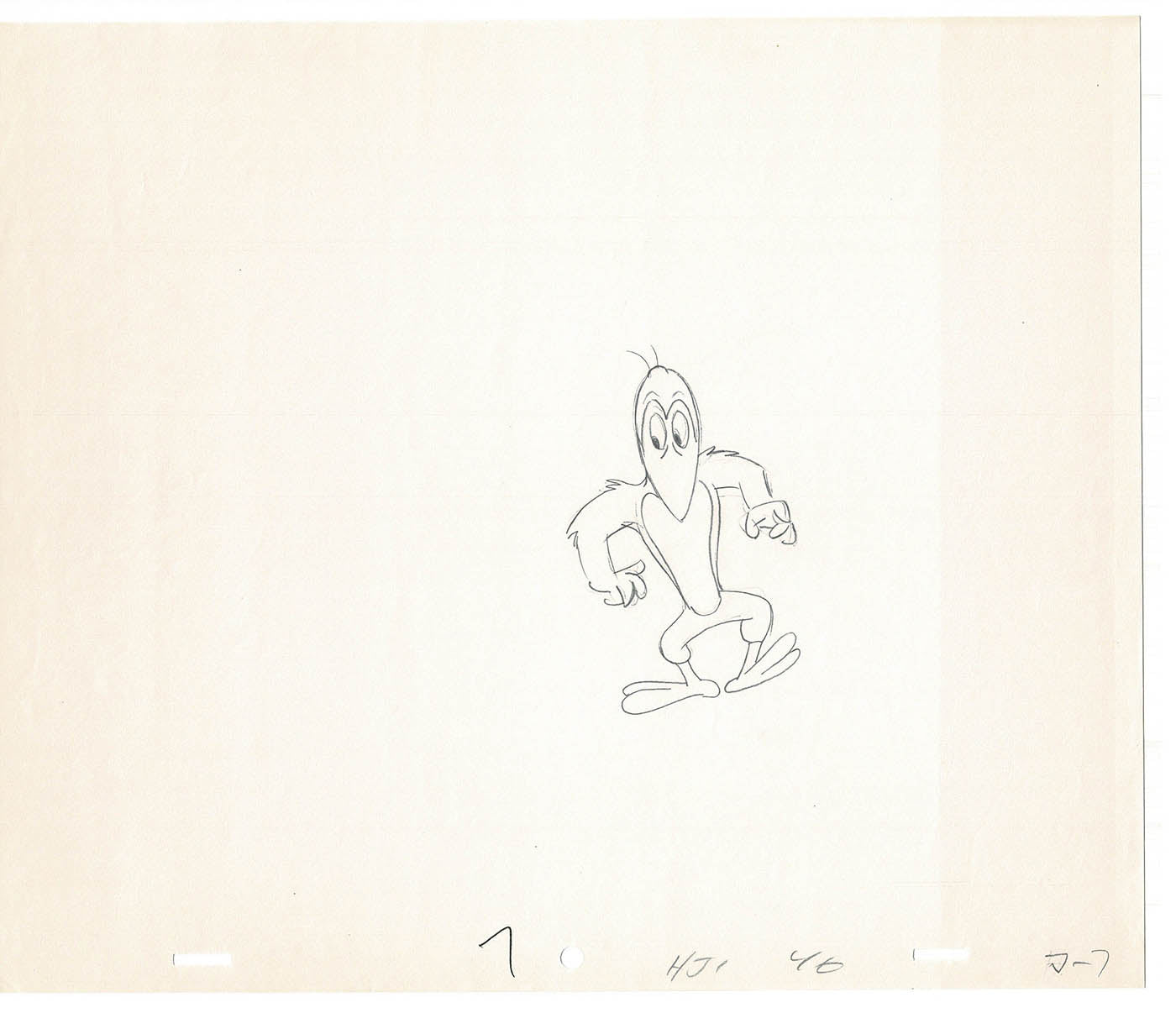 Heckle and Jeckle Lot of 2 Production Animation Cel Drawings Filmation 1979-80 F-31