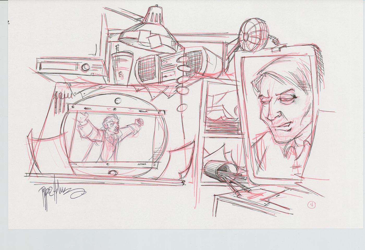 Disneyland Attraction California Adventure Plan Drawing Imagineer Original 1996 A188