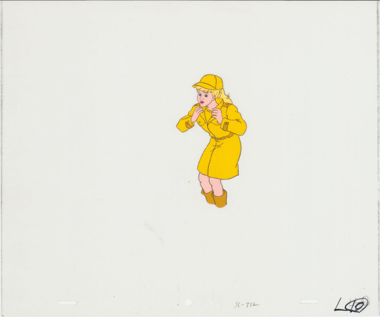 Captain Planet Original Production Animation Cel of Linka from Hanna Barbera 1990-95 8-303