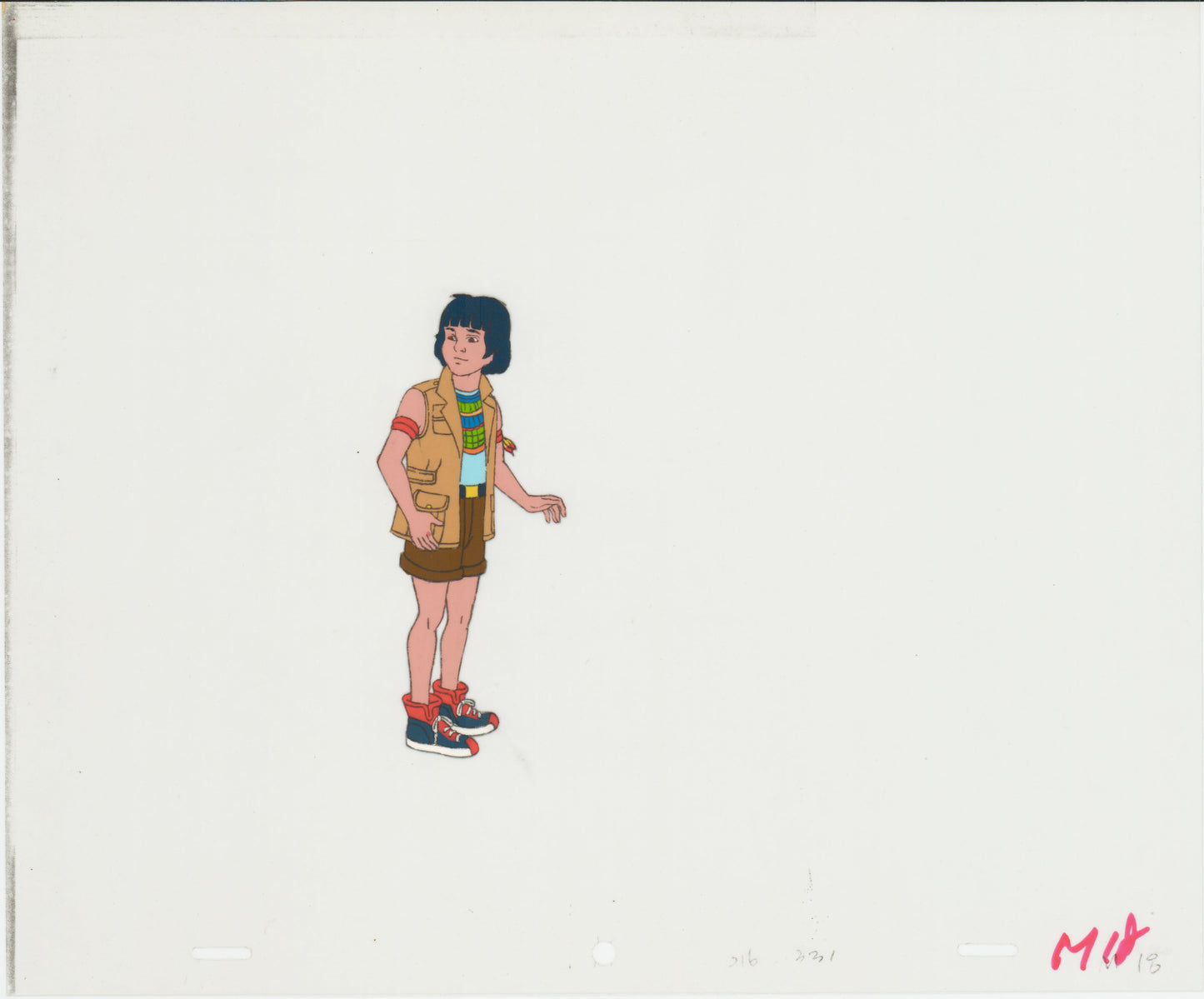 Captain Planet Original Production Animation Cel of Ma-Ti from Hanna Barbera 1990-95 8-342