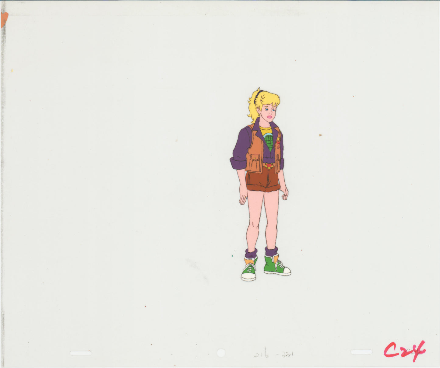 Captain Planet Original Production Animation Cel of Linka from Hanna Barbera 1990-95 8-351