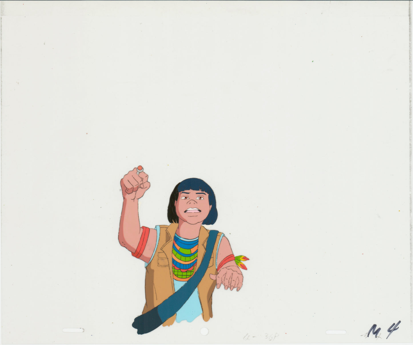 Captain Planet Original Production Animation Cel of Ma-Ti from Hanna Barbera 1990-95 8-378