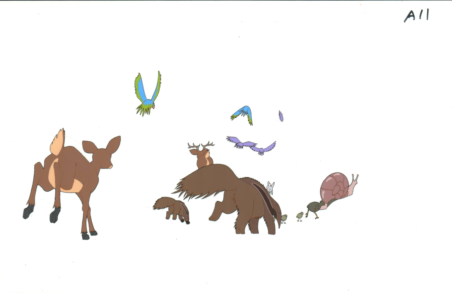 Little Nemo Adventures in Slumberland Animation Cel n Drawing 1989 McCay F463