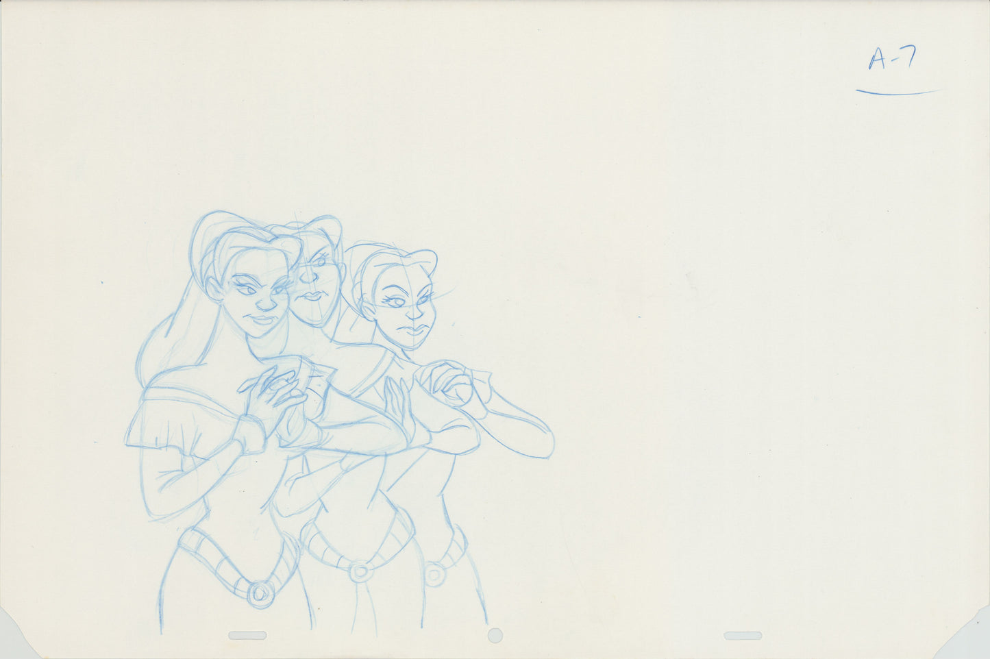 Swan Princess Original Production Animation Cel Drawing 1994 Richard Rich A637