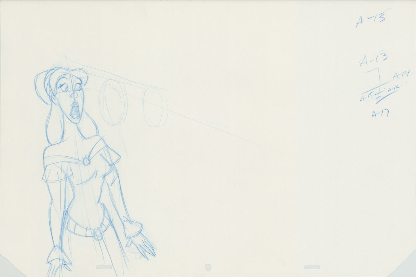 Swan Princess Original Production Animation Cel Drawing 1994 Richard Rich A652