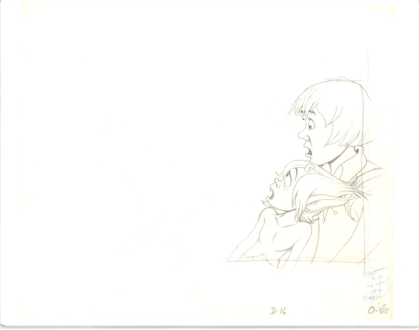 FAERIES Brian Froud 1981 Original Production Animation Cel Drawing B736