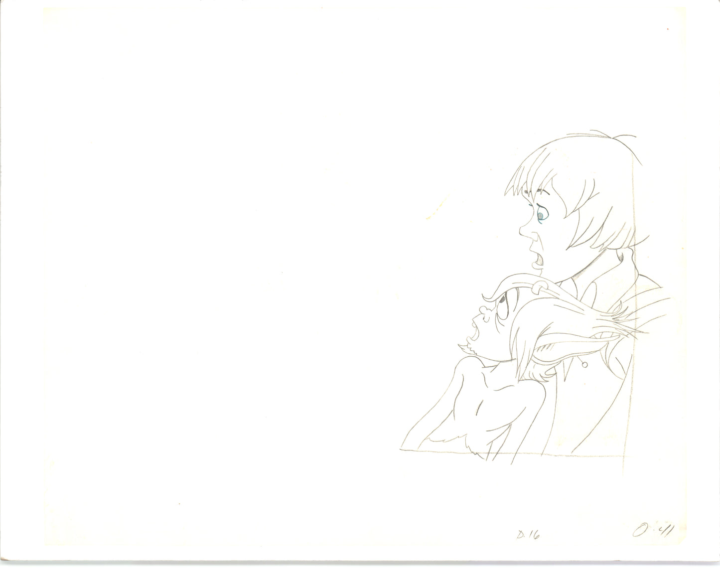 FAERIES Brian Froud 1981 Original Production Animation Cel Drawing B737