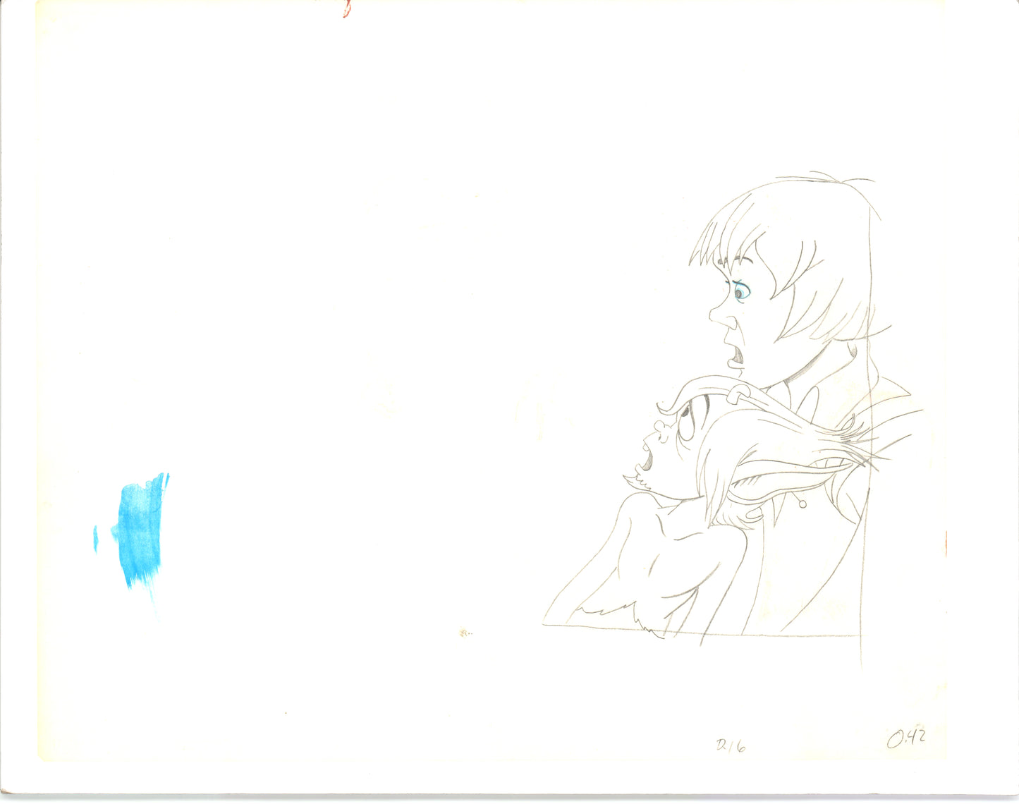 FAERIES Brian Froud 1981 Original Production Animation Cel Drawing B738