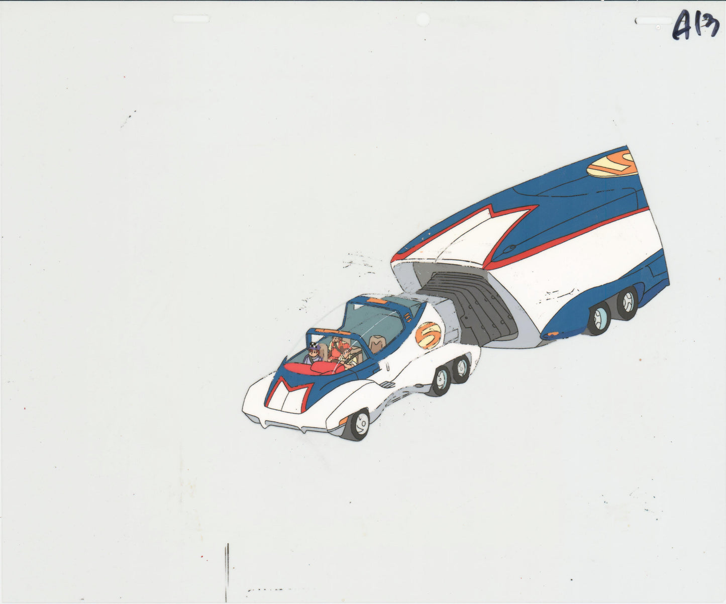 New Adventures of Speed Racer Mach Go Go Go Production Animation Cel 1993 8-761