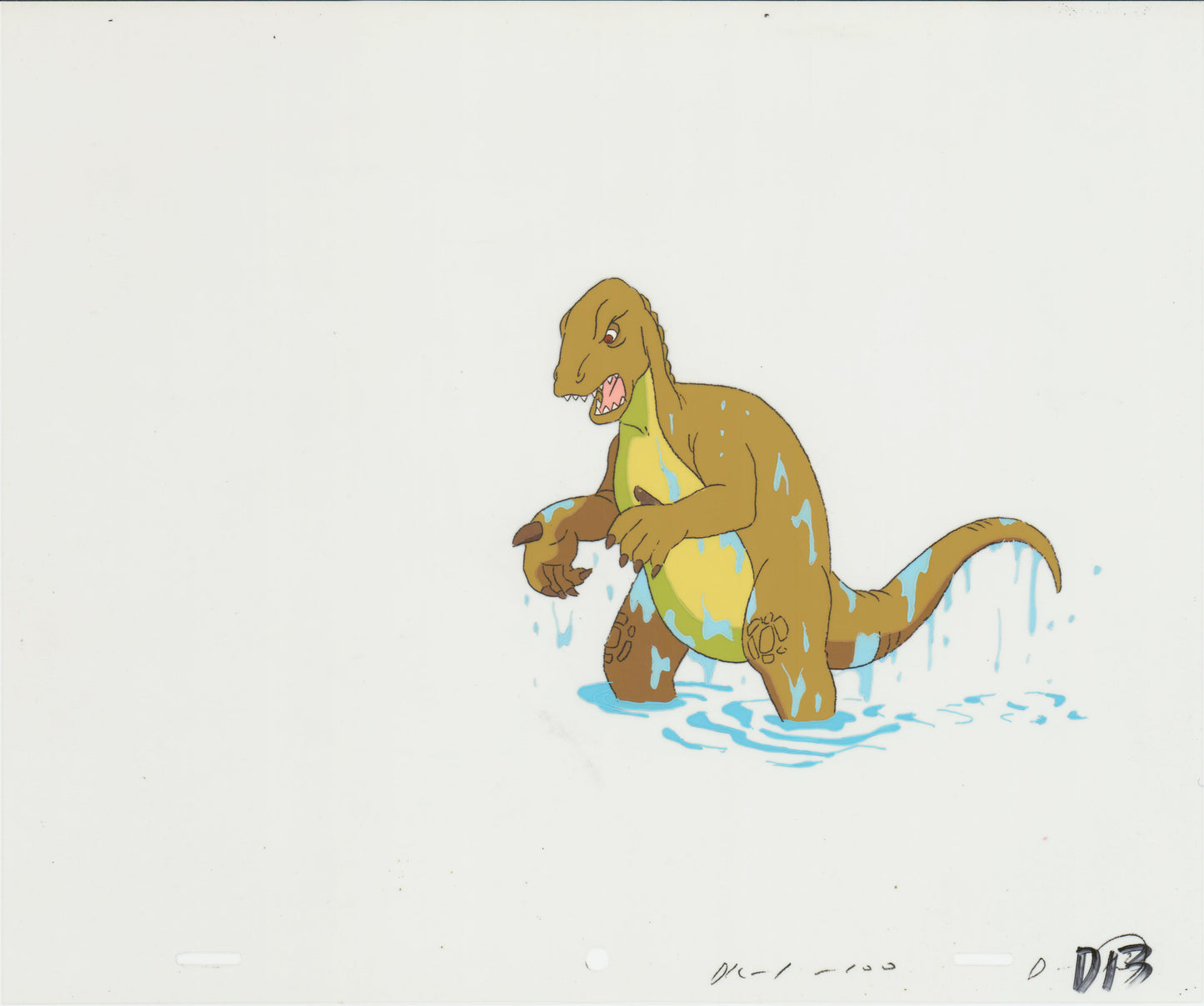 Dink the Little Dinosaur Production Animation Cel from Ruby Spears 1989-90 8-826