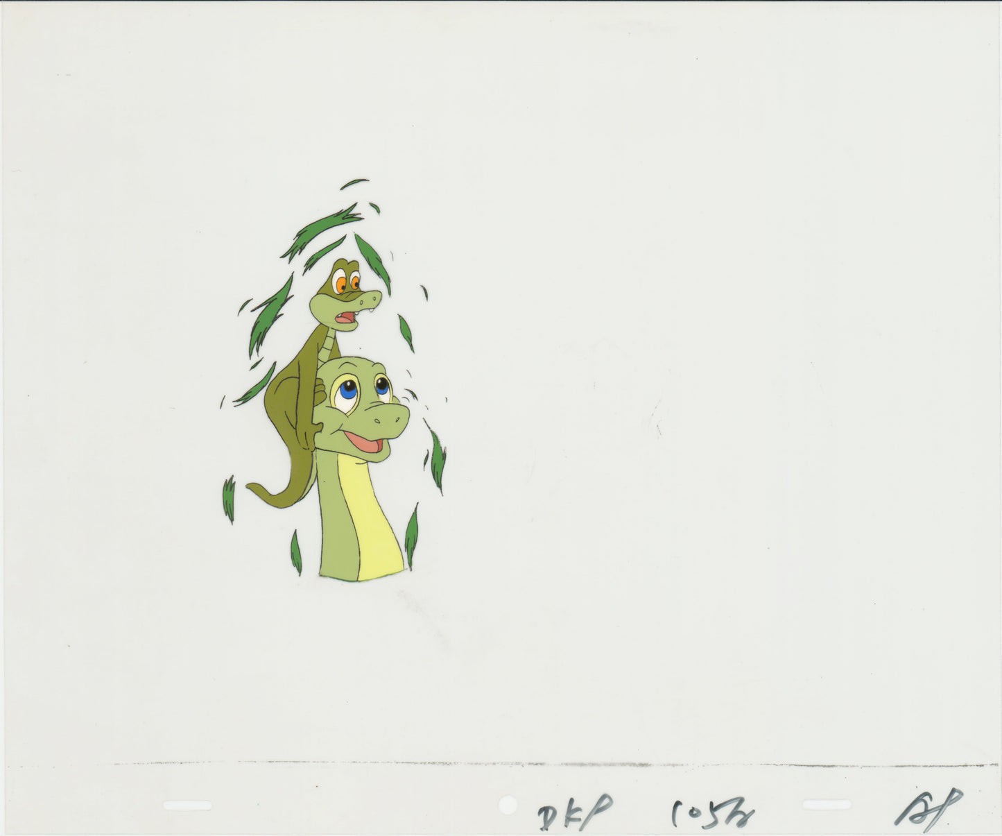 Dink the Little Dinosaur Production Animation Cel from Ruby Spears 1989-90 8-835