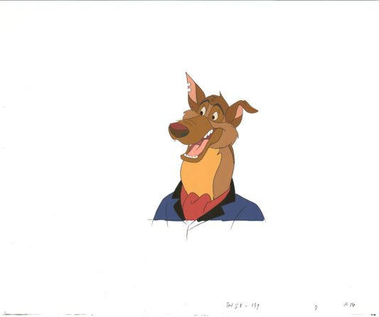 All Dogs Go To Heaven TV Production Animation Cel and Drawing Don Bluth 1996-8 A860
