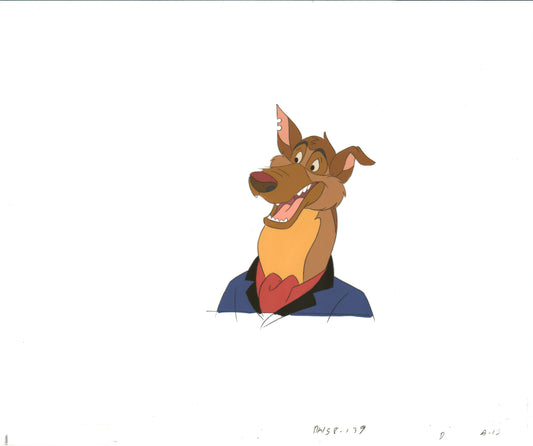 All Dogs Go To Heaven TV Production Animation Cel and Drawing Don Bluth 1996-8 A865