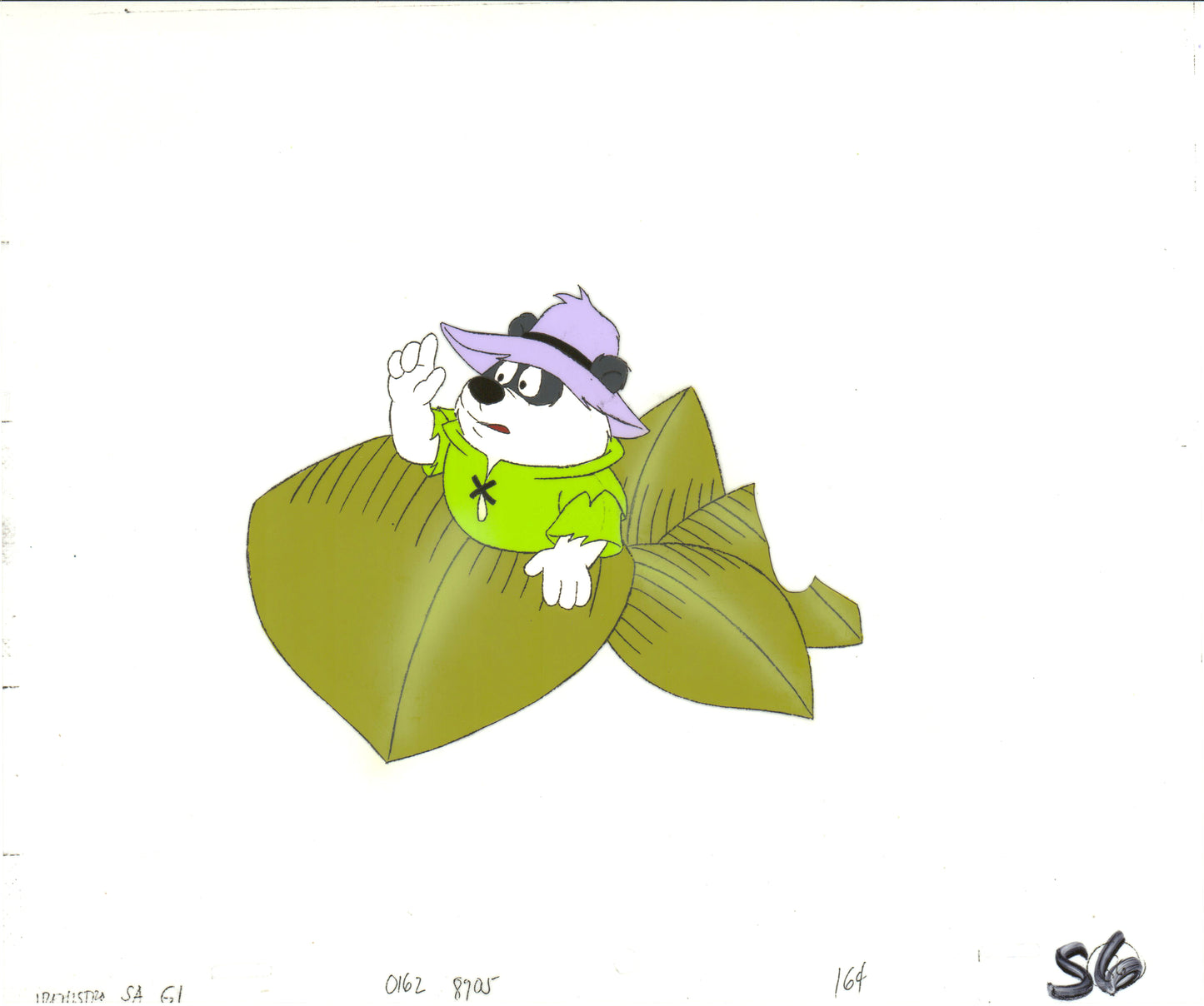 Don Coyote and Sancho Panda Production Animation Cel n Drawing Hanna Barbera 79