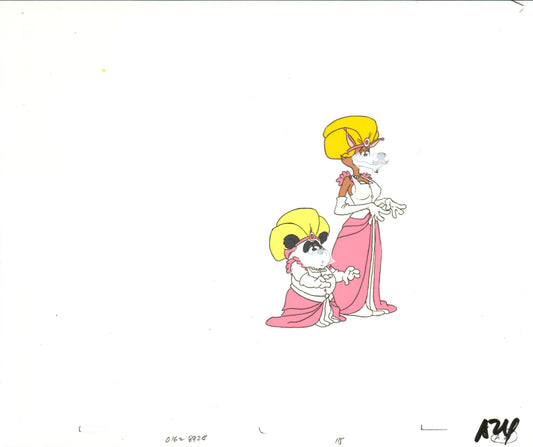 Don Coyote and Sancho Panda Production Animation Cel n Drawing Hanna Barbera 82