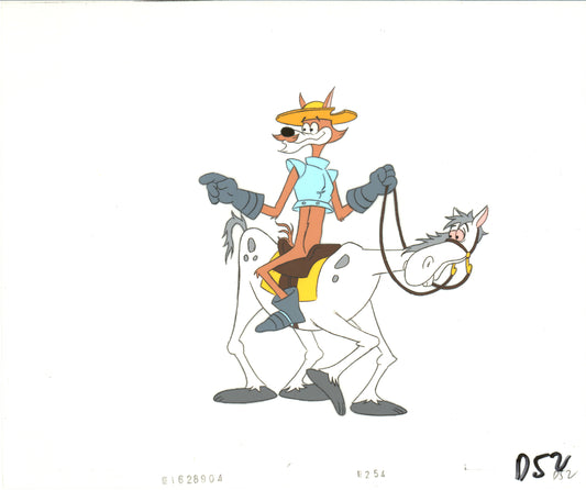 Don Coyote and Sancho Panda Production Animation Cel n Drawing Hanna Barbera 84