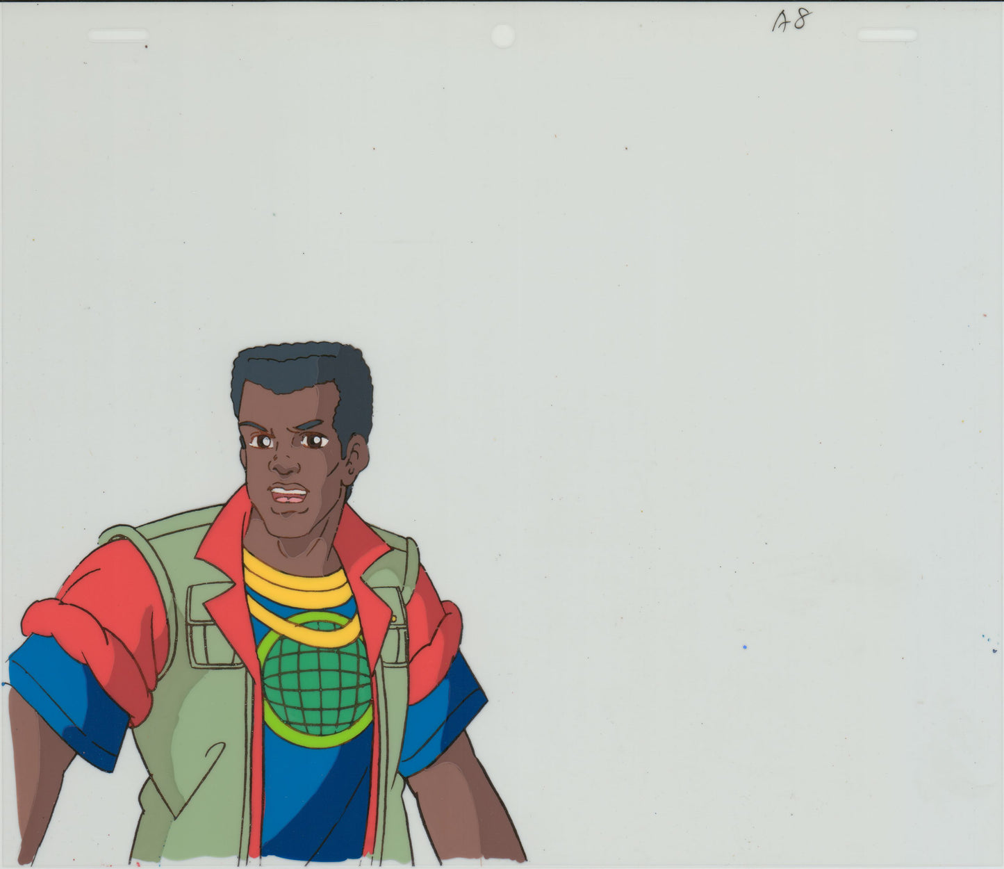 Captain Planet Planeteers Production Animation Cel and Drawing Hanna Barbera 1990-95 D1016