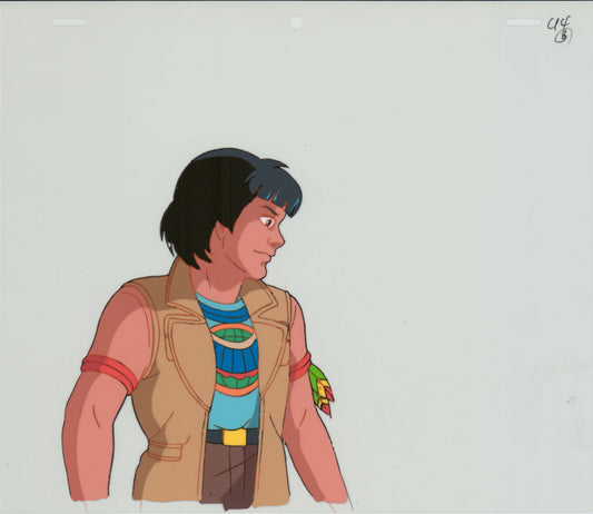 Captain Planet Planeteers Production Animation Cel and Drawing Hanna Barbera 1990-95 D1017