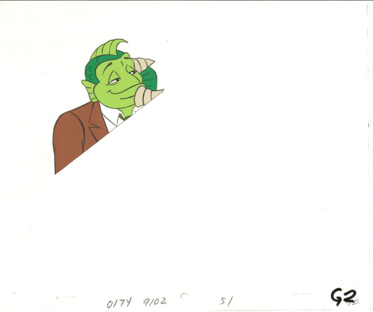 Fish Police Original Production Animation Cel and Drawing from Hanna-Barbera 1992 B1046