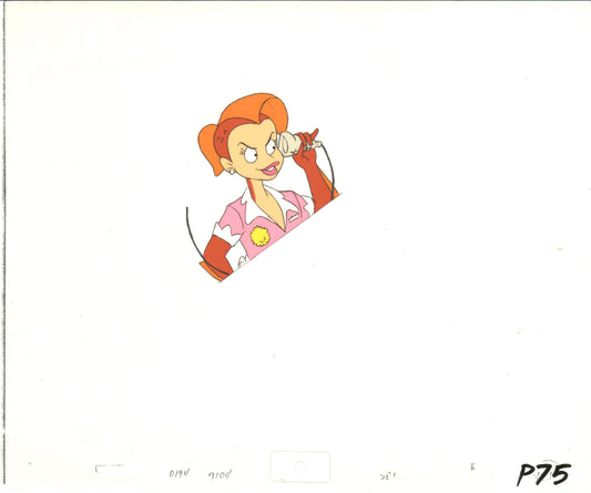 Fish Police Original Production Animation Cel and Drawing from Hanna-Barbera 1992 B1047