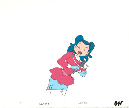 Fish Police Original Production Animation Cel and Drawing from Hanna-Barbera 1992 B1053