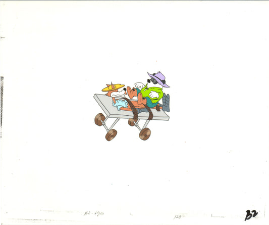 The Adventures of Don Coyote and Sancho Panda Production Animation Cel and Drawing Hanna Barbera 1990-1991 B1060
