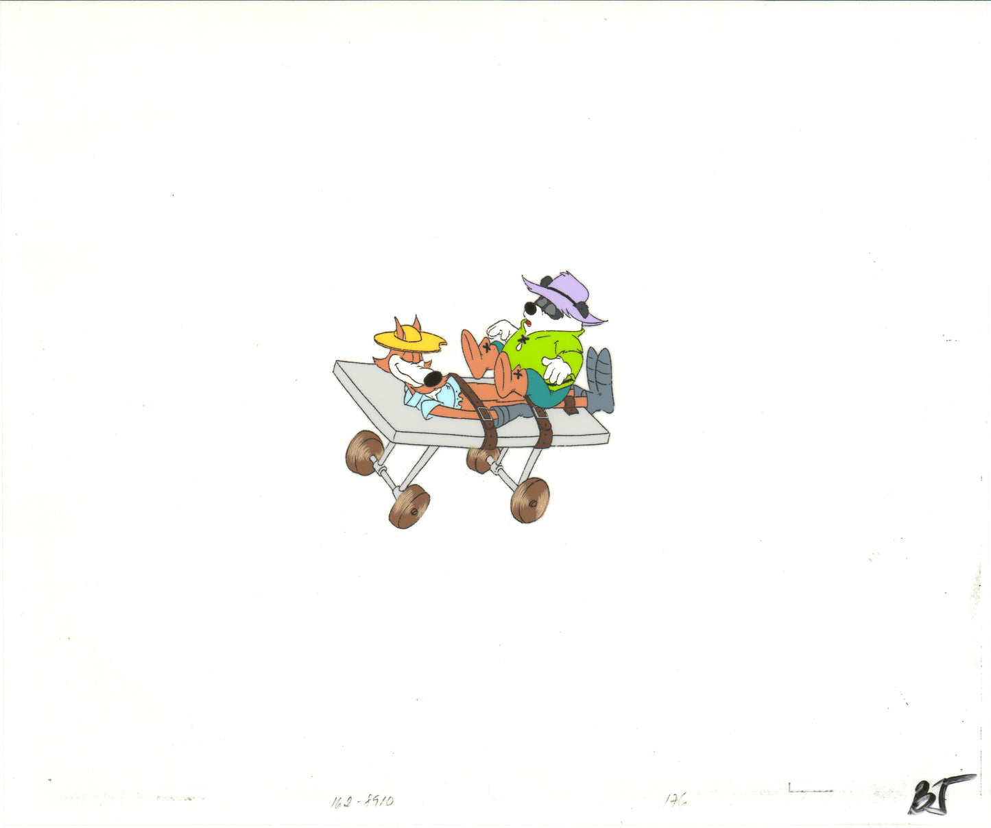 The Adventures of Don Coyote and Sancho Panda Production Animation Cel and Drawing Hanna Barbera 1990-1991 B1061