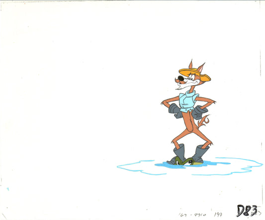 The Adventures of Don Coyote and Sancho Panda Production Animation Cel and Drawing Hanna Barbera 1990-1991 B1063